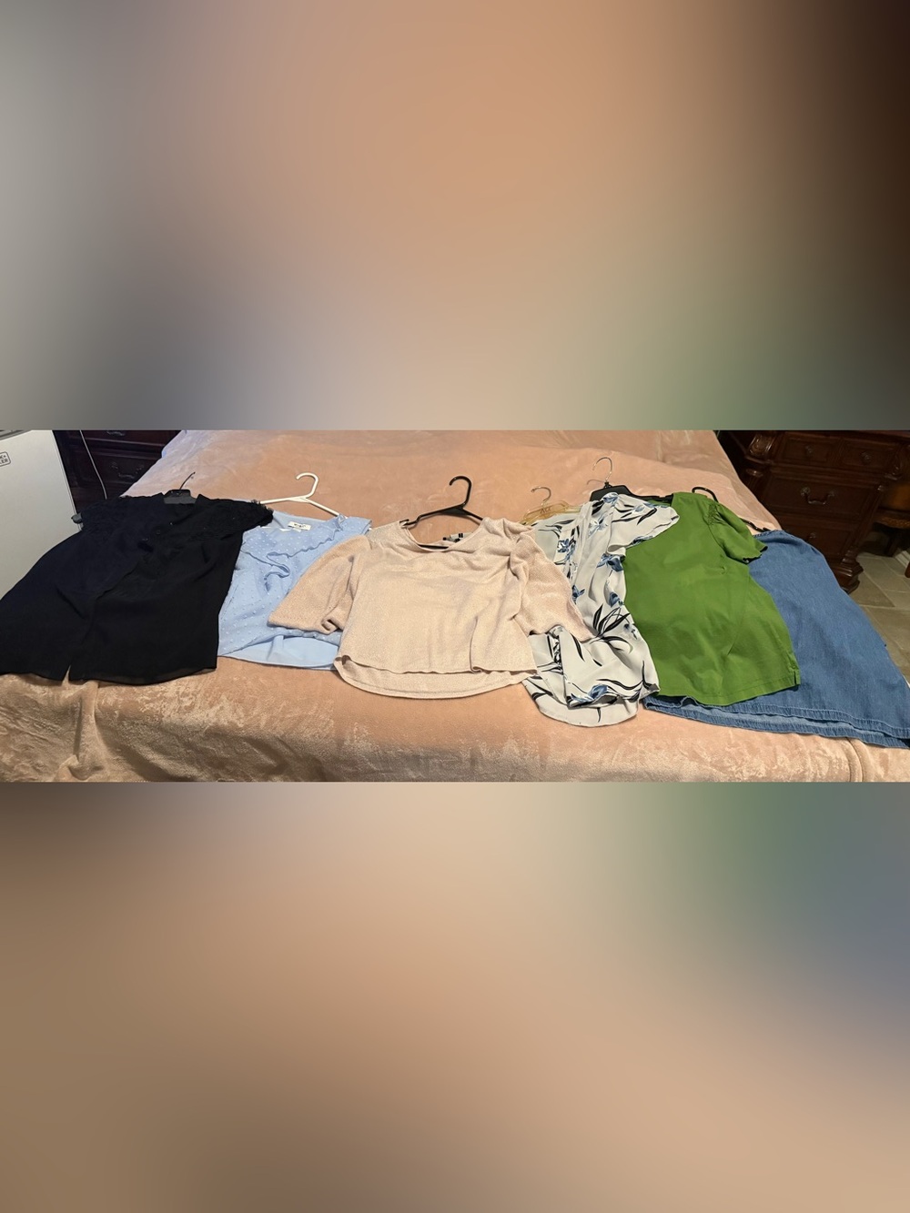 Lot of 6 women’s blouses, large